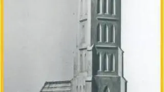Współcześnie wykonany model gipsowy w nowej farze