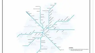 Wstępna mapa Poznańskiej Kolei Metropolitalnej