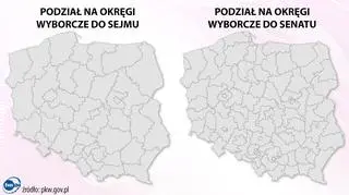 Wybory parlamentarne 2019: podział na okręgi wyborcze