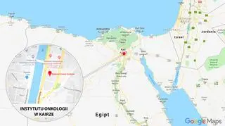 Wybuch miał miejsce w pobliżu instytutu onkologii w Kairze