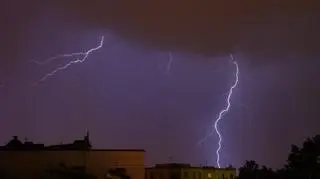 Wyładowania w Katowicach (fot. Maciej)
