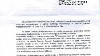 Wyniki kontroli PIP w łódzkiej szkole