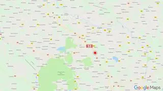 Wypadek autobusu pod Suchą Górną