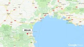 Wypadek miał miejsce w gminie Millas w pobliżu Perpignan na południu Francji
