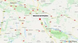 Wypadek miał miejsce w Kujawsko-Pomorskiem