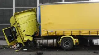 Wypadek na autostradzie A1