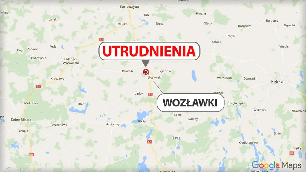 Wypadek na DK 57