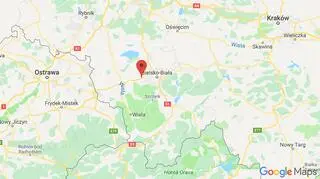 Wypadek na drodze S52