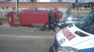 Wypadek na Jana z Kolna w Gdańsku