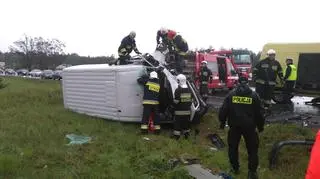 Wypadek na krajowej "6"