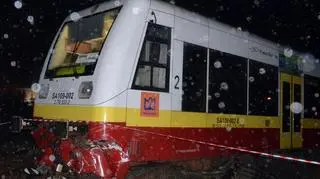 Wypadek na niestrzeżonym przejeździe kolejowym