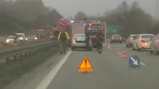 Wypadek na obwodnicy Trójmiasta