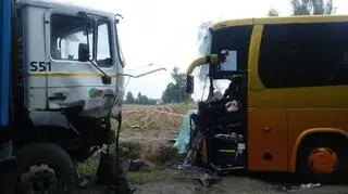 Wypadek pod Kościerzyną na Pomorzu