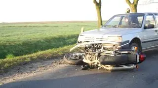 Wypadek pod Płockiem (fot. Norbert)