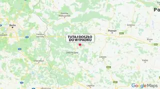 Wypadek samochodowy załogi samolotu 