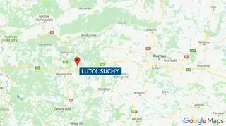 Wypadek w miejscowości Lutol Suchy