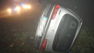 Wypadek w Porębie