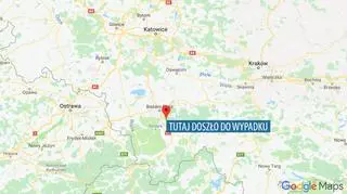 Wypadek wiatrakowca na Śląsku