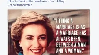 Wypowiedź Hillary spotkała się również z negatywnymi odpowiedziami