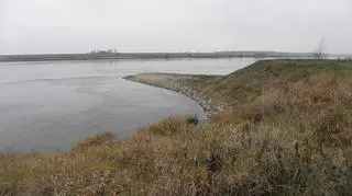 Wyremontowana ostroga wiślana w gminie Subkowy