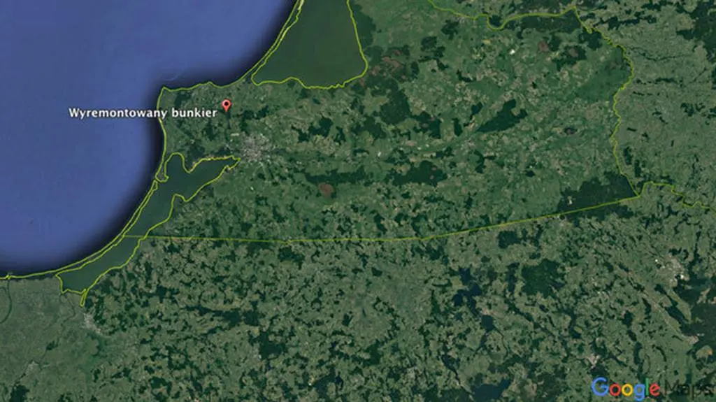 Wyremontowany bunkier w obwodzie kaliningradzkim