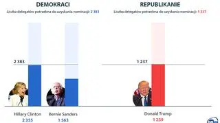 Wyścig o nominację w obozie demokratów i republikanów