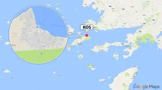 Wyspa Kos na Morzu Egejskim tuż przy lądowej granicy Turcji