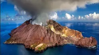 Wyspa-wulkan White w Nowej Zelandii