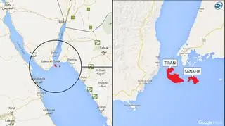 Wyspy Tiran oraz Sanafir znów przedmiotem sporu