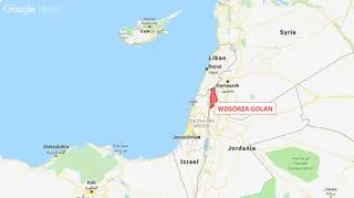 Wzgórza Golan znajdują się na granicy Izraela, Syrii i Libanu
