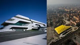 Z irlandzkim centrum konkurują m.in. Pierresvives z Francji (autorstwa Zahy Hadid) i Muzeum Enzo Ferrari we Włoszech projektu Jana Kaplicky'ego (po prawej)