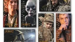 Z okazji uroczystej premiery "Hobbita" w Nowej Zelandii pojawiła się okolicznościowa seria znaczków
