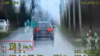 "Z taką prędkością w tym miejscu nie jechał dotychczas żaden kontrolowany przez policjantów kierowca"