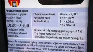 Za 3 godziny postoju zapłacimy 10,60 zł