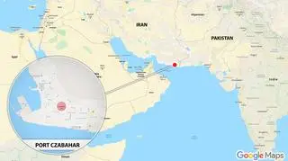  Za macierzystą bazę ćwiczeń posłużył położony w pobliżu granicy z Pakistanem irański port Czabahar