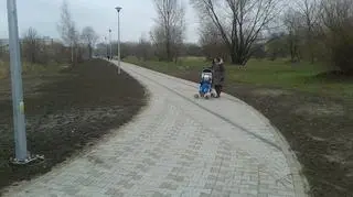 Za nowy odcinek chodnika odpowiada PIM