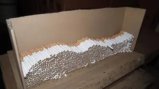 Zabezpieczone papierosy