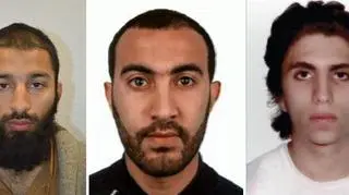 Zamachowcy z Londynu od lewej: Khuram Shazad Butt, Rachid Redouane i Youssef Zaghba