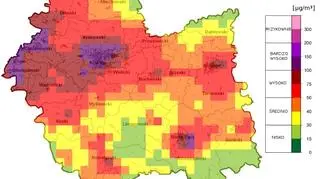 Zanieczyszczenie powietrza przekroczyło dopuszczalne normy