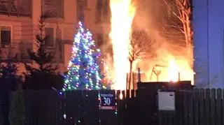 Zapaliła się skrzynka gazowa. Ewakuowano mieszkańców