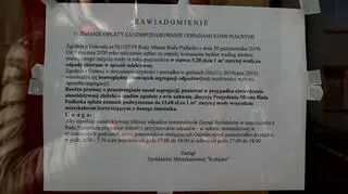 Zawiadomienie Spółdzielni Mieszkaniowej w Białej Podlaskiej