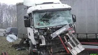 Zawinił kierowca Scanii