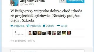 Zbigniew Boniek o meczu Zawiszy z Arką