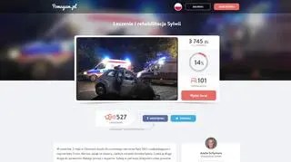 Zbiórka na leczenie i rehabilitację Sylwii 