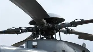 Zbliżenie na wirnik śmigłowca H225