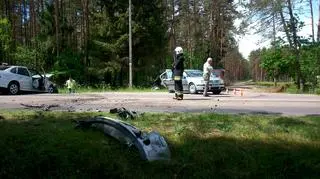 Zderzyły się cztery samochody