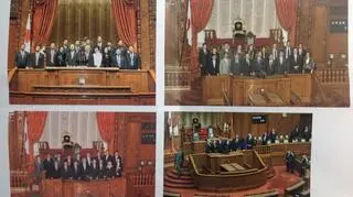 Zdjęcia przekazane dziennikarzom przez biuro prasowe prezydenta 