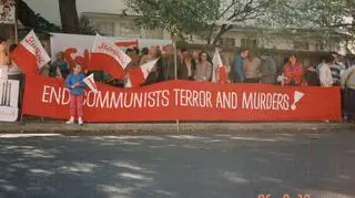 Zdjęcia z manifestacji australijskiej "Solidarności" trafiły do ECS