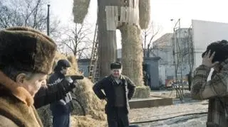 Zdjęcie z planu filmowego "Misia"