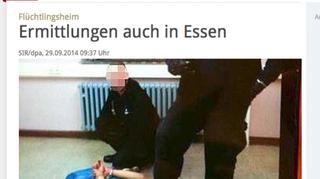 Zdjęcie z telefonu jednego z ochroniarzy na stronie Stuttgarter-Nachrichten